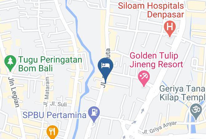 Badung Regency - Rhadana Kuta Bali Maps