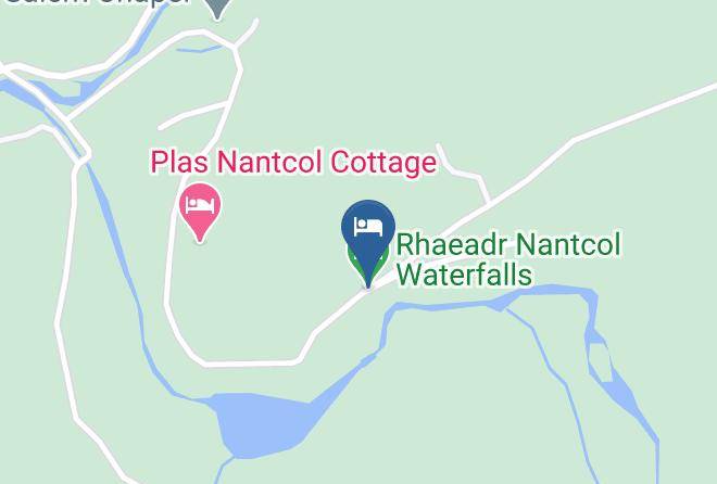 Gwynedd - Rhaeadr Nantcol Waterfalls Maps