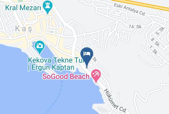 Kas - Rhapsody Boutique Hotel Kas Maps