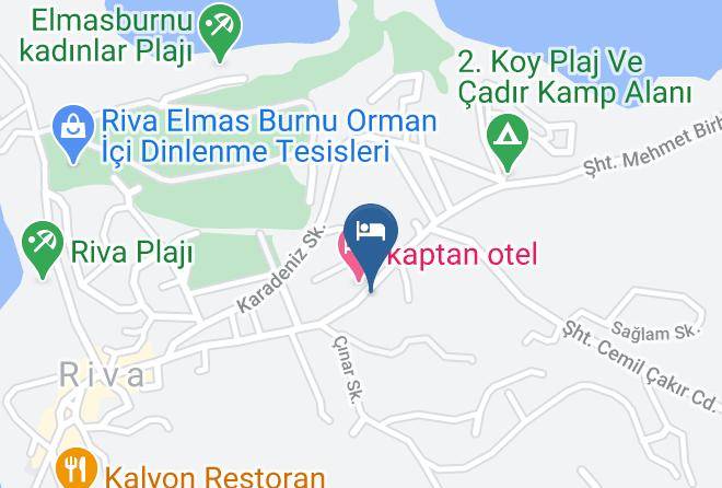 Beykoz - Riva Rhebas Hotel Maps