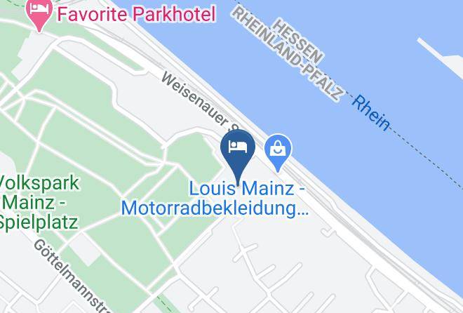Mainz - Rhein Main Jugendherberge Mainz Maps