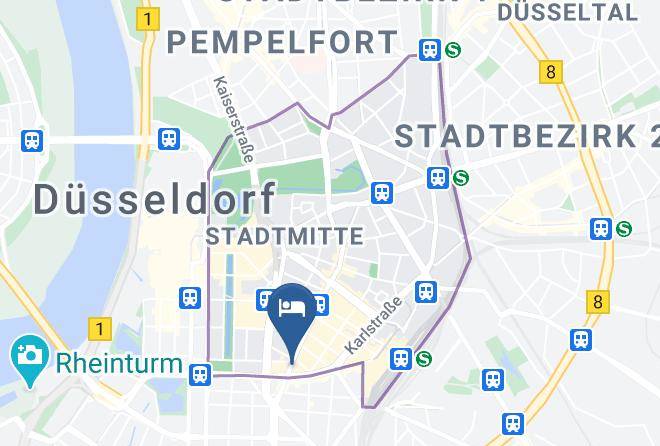 Dusseldorf - Rheingoldhotel Maps