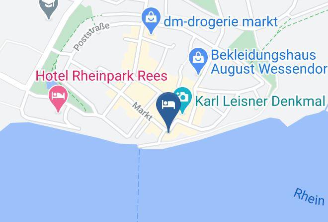 Cleves - Rheinhotel Dresen Maps