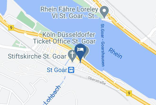 Rhein Hunsruck Kreis - Rheinhotel St Goar Maps