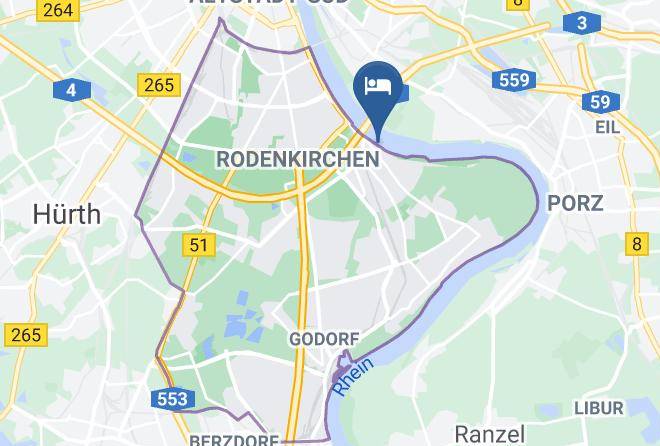 Cologne - Rheinstation Ihr Hotel Und Restaurant Maps