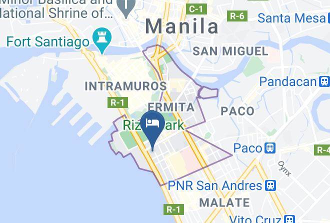 Metro Manila - Rhema And Parousia Hotel And Restaurant Maps