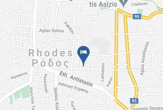 Dodecanese - Rhodes Backpackers Maps