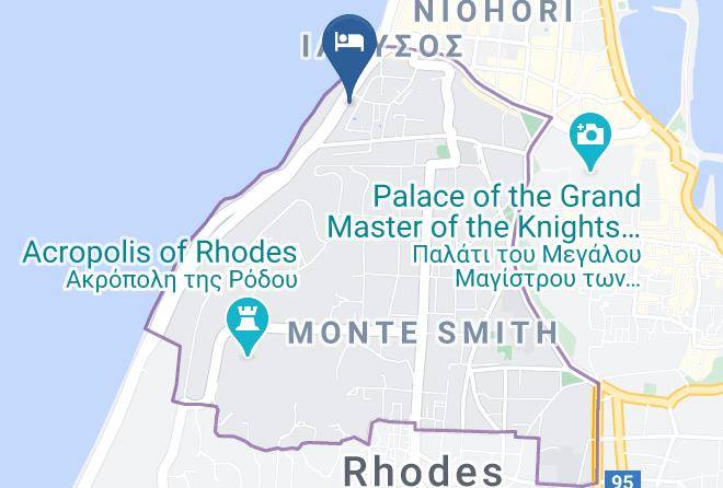 Dodecanese - Rhodes Horizon Resort Maps