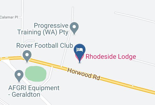 Greater Geraldton - Rhodeside Lodge Maps