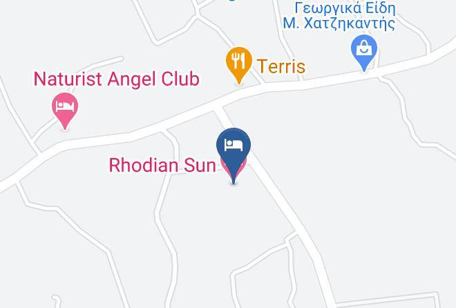 Dodecanese - Rhodian Sun Hotel Maps
