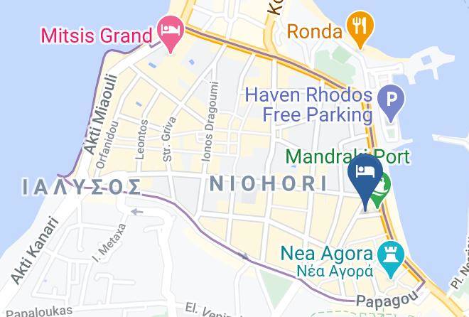 Dodecanese - Rhodos Hotel Association Maps