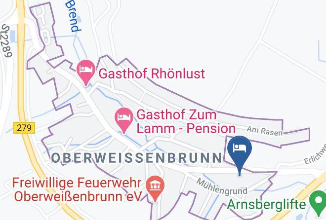 Rhon Grabfeld - Rhoner Landhaus Maps