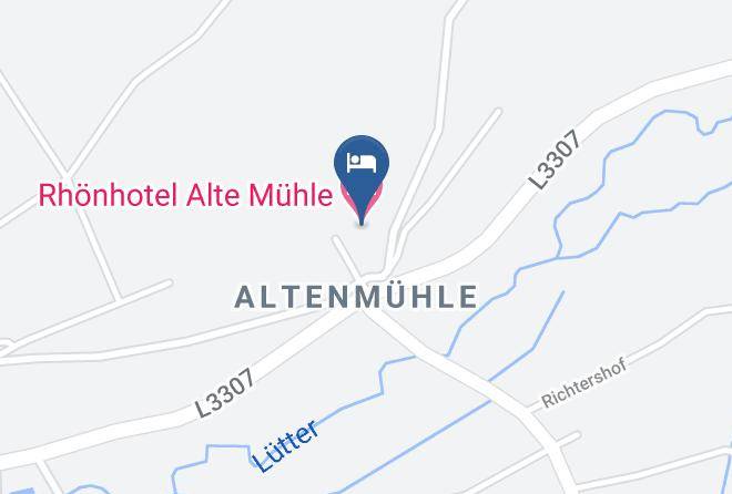 Rhonhotel Alte Muhle Map
