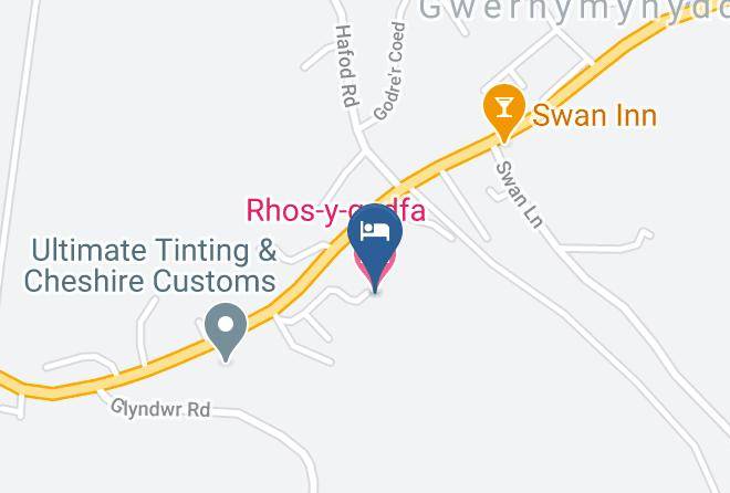 Flintshire - Rhos Y Gadfa Maps