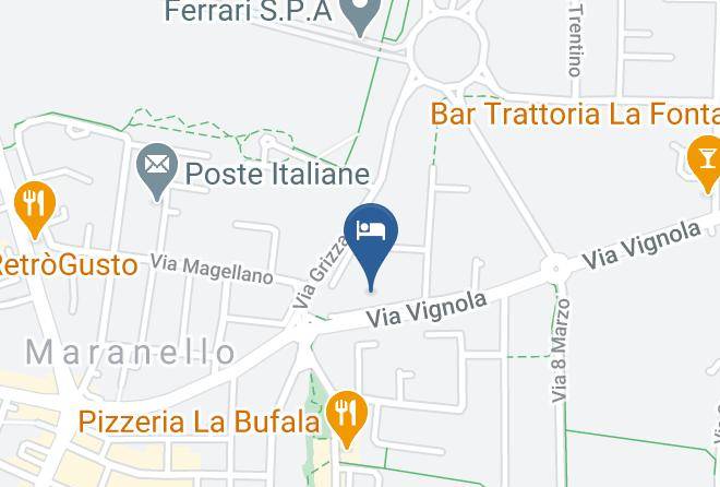 Rhotel Maranello Map