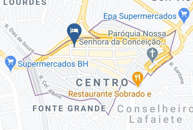 Conselheiro Lafaiete - Rhud's Hotel Maps