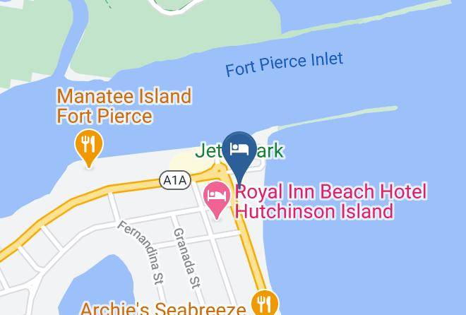St Lucie - Rhumcay Beach Resort & Island Grille Maps