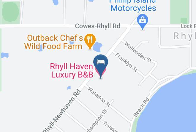 Bass Coast - Rhyll Haven Luxury B&b Maps