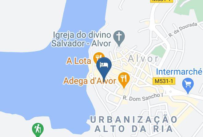 Ria Guest House Alvor Mapa
 - Faro - Portimao