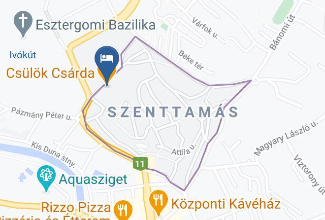 Esztergom - Ria Panzio Maps