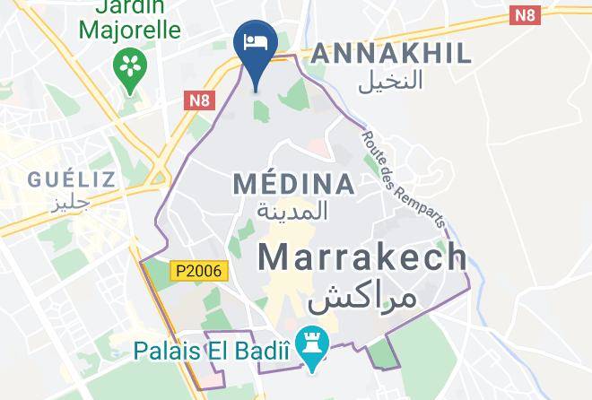 Marrakesh - Riad 1001 Couleurs Maps
