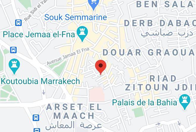Marrakesh - Riad 11 Zitoune Maps