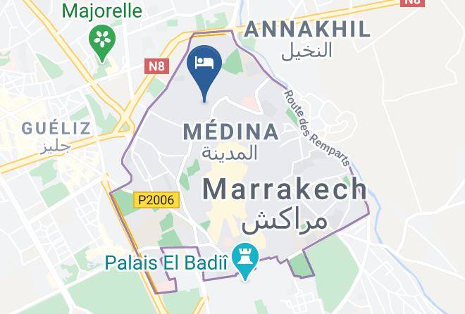 Marrakesh - Riad 7 Saints Maps