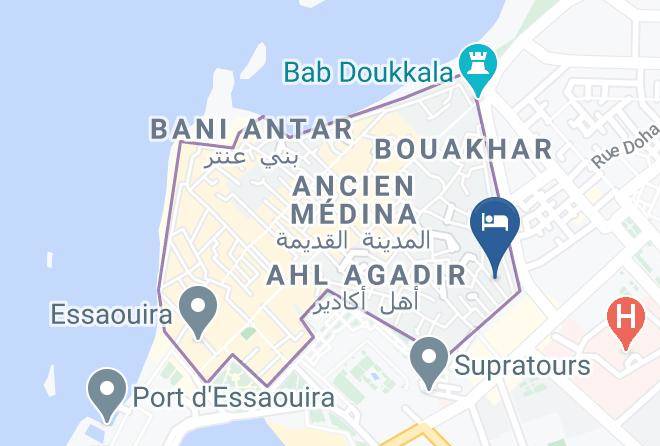 Essaouira - Riad 7 Stones 7 Pierres Maps