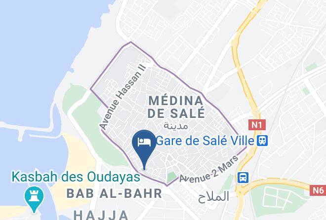 Rabat Sale Zemmour Zaer - Riad A La Belle Etoile Maps