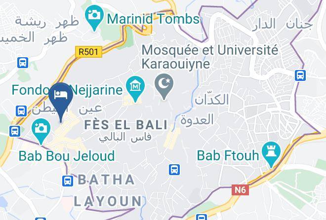 Fez - Riad Adarissa Maps