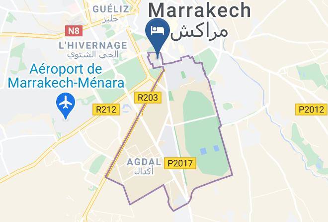 Marrakesh - Riad Aderbaz Maps