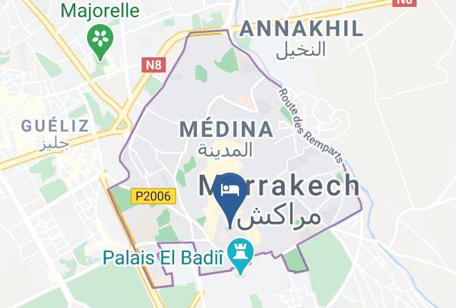 Marrakesh - Riad Adraoui Maps