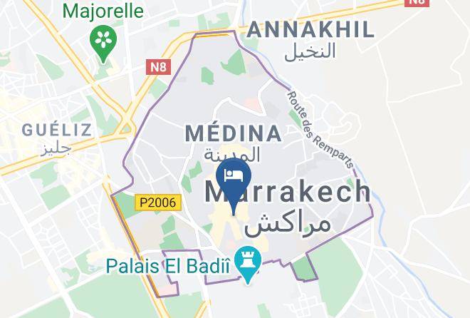 Marrakesh - Riad Aicha Kitchen Maps