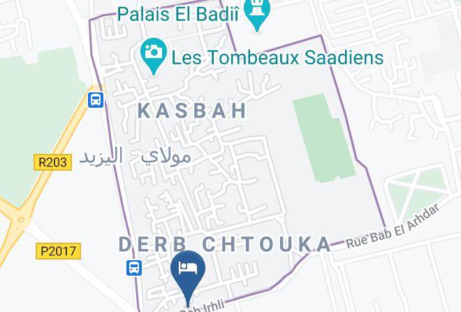 Marrakesh - Riad Ajebel Maison D'hotes Maps