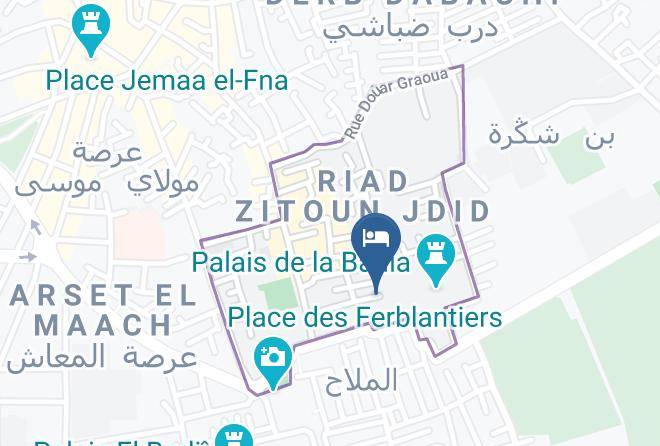 Marrakesh - Riad Akka Marrakech Maps
