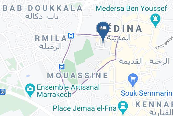 Marrakesh - Riad Akl Maps