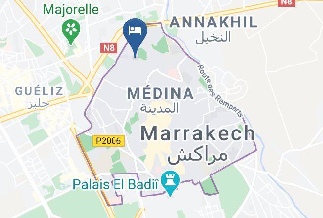 Marrakesh - Riad Al Arsa Maps