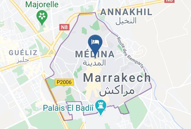 Marrakesh - Riad Al Jana Maps
