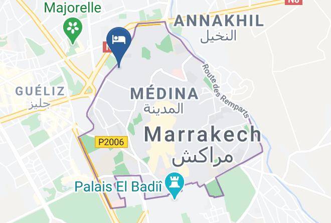 Marrakesh - Riad Al Janoub Maps