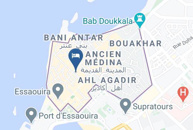 Essaouira - Riad Al Madina Essaouira Hotel Maps