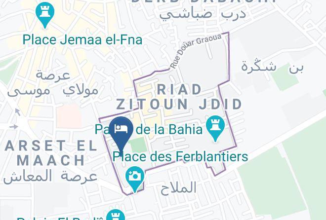 Marrakesh - Riad Alain Maps