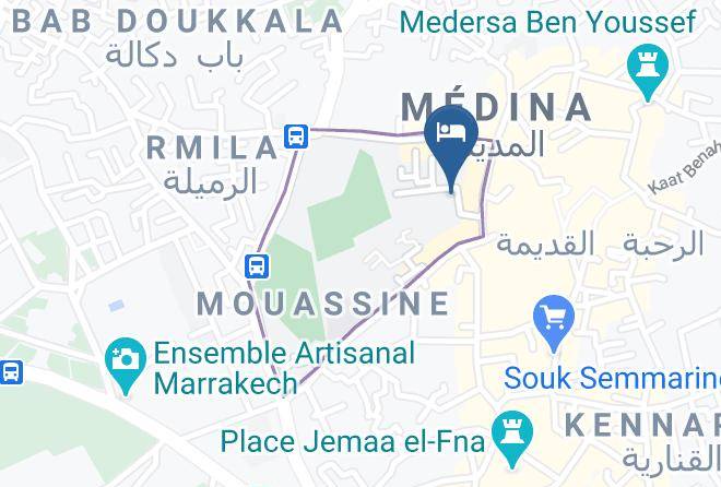 Marrakesh - Riad Alamine Maps