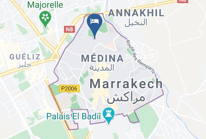 Marrakesh - Riad Alboraq Maps