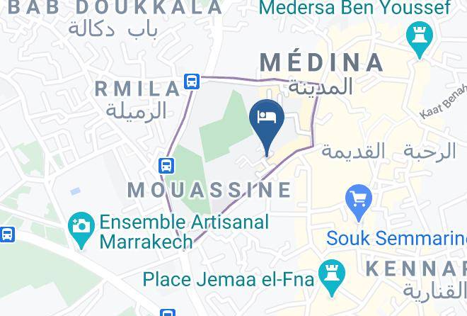 Marrakesh - Riad Al Bushra Maps
