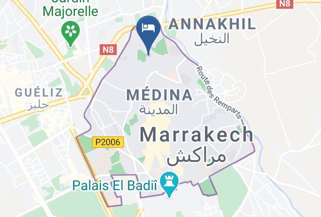Marrakesh - Riad Aldiana Maps