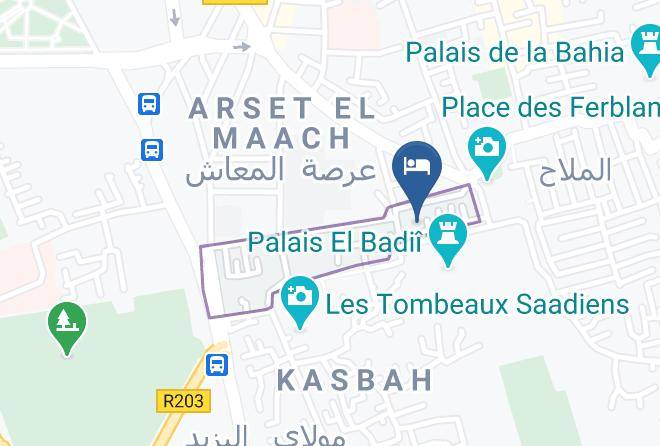 Marrakesh - Riad Alegria Maps