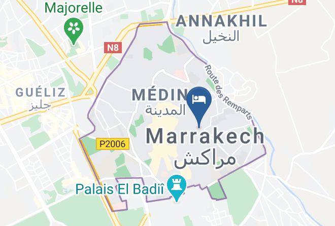 Marrakesh - Riad Alnadine Maps