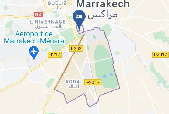 Marrakesh - Riad Alnais Maps