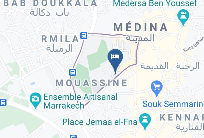 Marrakesh - Riad Aloes Marrakech Maps