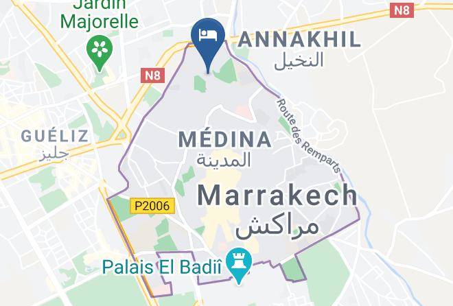 Marrakesh - Riad Alwane Maps